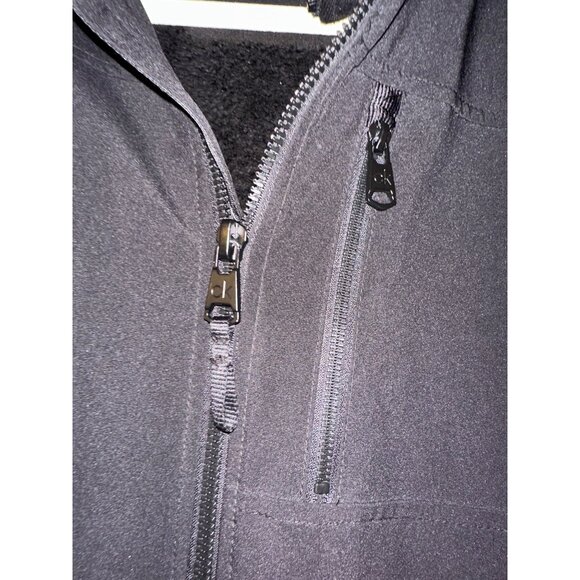 Calvin Klein Mens Softshell Jacket L Black Polyester Spandex Blend Casual - Picture 2 of 7